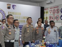 Syukuran Hari Lalu Lintas Bhayangkara ke-70 di Polrestabes Semarang Berjalan Khidmat