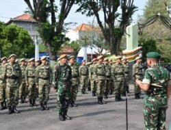 Dandim 0716/Demak Letkol Arm Dony Pimpin Apel Komcad Wilayah Demak