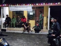 Koramil Tingkatkan Keamanan Desa Dengan Patroli Rutin ke Pos Kamling