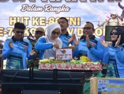 Ribuan Peserta Ikuti Jalan Santai HUT Ke-80 TNI di Demak