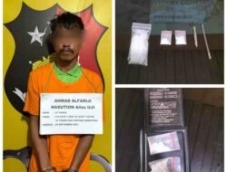 Kanit Reskrim Beserta Team Opsnal Polsek Panai Hilir Kembali Ringkus Pengedar Sabu Di Desa Sei Sakat