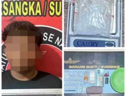Satresnarkoba Polres Muara Enim Berhasil Ungkap Kasus Narkoba, Amankan Pengedar Beserta Barang Bukti
