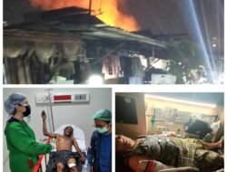 Kebakaran Hebat Melanda Permukiman Padat Penduduk di Rawa Bebek