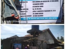 Masyarakat Kampung Ancol Pasir RT.05.RW.02. Sambut Gembira Atas di Bangun nya SAB Oleh PERKIM