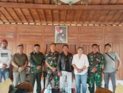 Pertemuan Wartawan Metronusa News dengan Babinsa Koramil 08 Purwanegara, Serma A : Koordinasi