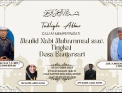 Pemdes Banjarsari Gelar Tabligh Akbar Peringatan Maulid Nabi Muhammad SAW, Ajak Warga Hadiri dan Ambil Berkah