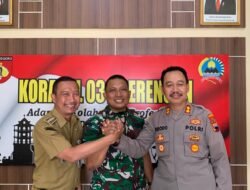 Sinergi Untuk Negeri, Kapolsek & Camat Serengan Beri Ucapan HUT TNI ke-80 ke Koramil 03/Serengan.