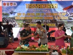 Kodim 0716/Demak Gelar Acara Tasyakuran HUT Ke-80 TNI, HUT Ke-75 Kodam IV/Dip dan Kenaikan Pangkat Periode 1-10-2025