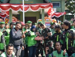 Driver Ojol Demak Beri Kejutan di HUT ke-80 TNI, Wujud Kebersamaan Rakyat dan TNI