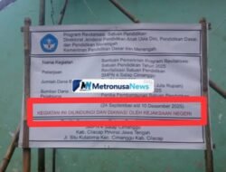Papan Informasi Proyek SMPN 4 Satap Kecamatan Cimanggu Jadi Sorotan Masyarakat 