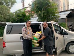 Polri Hadir Dekat dengan Masyarakat, Satlantas Polrestabes Semarang Gelar Gerakan Pangan Murah