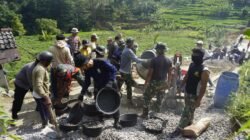 Semangat Gotong Royong Warnai TMMD Reguler ke-126 di Karanganyar