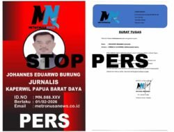 STOP PERS!!! KAPERWIL PROVINSI PAPUA BARAT DAYA MEDIA METRONUSA NEWS