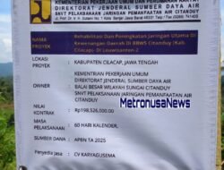 Pelaksanaan Pekerjaan Pemanfaatan Air BBWS Citanduy Diduga Asal Jadi