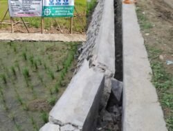 Diduga Gagal Konstruksi, Bangunan Irigasi P3TGAI di Desa Bojongmanik Ambruk Pasca Pengerjaan : Aktivis Minta APH Segera Turun Tangan