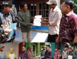 Bersama Kepala Kantor Pertanahan Serang, Kanwil BPN Banten Antar Sertipikat PTSL Langsung ke Warga