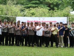 Kapolres Sukoharjo Pimpin Apel Akbar Kebangsaan Buruh di PT Konimex