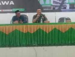 Danramil 03/Serengan Bekali Mahasiswa Wawasan Manajemen Kepemimpinan Organisasi