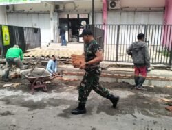 Koramil 04/Jebres Bersama Warga Masyarakat Terus Genjot Perbaikan Saluran Air Dalam TMMD Sengkuyung Tahap IV di Kelurahan Kepatihan Kulon