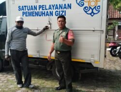 Dukung Program Pemerintah, Babinsa Pos Ramil 04/Dempet Dampingi Penyaluran MBG Untuk Anak Sekolah