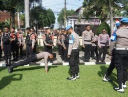 Si Propam Polresta Banyumas Gelar Gaktiblin Usai Apel Pagi
