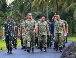 Pangdam Tinjau Kesiapan Lokasi Apel Dansatkowil TNI AD di Desa Rawalo, Banyumas