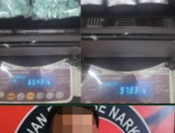 Pengedar Narkoba Diringkus dengan 150 Butir Ekstasi dan Sabu 97 Gram di Desa Seleman