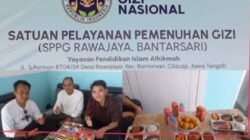 Pelaksanaan Penyajian Makanan di Dapur MBG Kecamatan Bantarsari Berjalan Tertib dan Lancar
