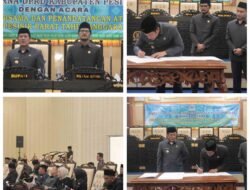 BUPATI DEDI IRAWAN HADIRI PARIPURNA DPRD PESIBAR AGENDA PERSETUJUAN BERSAMA DAN PENANDATANGANAN ATAS RANPERDA APBD PESIBAR TAHUN ANGGARAN 2026