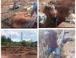 Gedung Koperasi Merah Putih Desa Kebanaran Banjarnegara Dibangun Tanpa Papan Informasi dan APD Pekerja Terabaikan