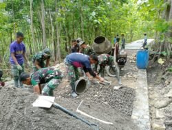 Satgas TMMD Kodim 0730/Gunungkidul Terus Kebut Penyelesaian Sasaran Fisik Menjelang Penutupan