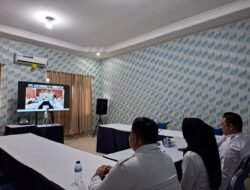 Kalapas Muara Enim, Auliya Zulfahmi ikuti Sosialisasi Implementasi Pembinaan Rohani Islam Berbasis Pesantren di Lapas/Rutan Se-Sumatera Selatan Secara Vitual