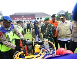 Kasdam IV/Diponegoro Hadiri Apel Kesiapsiagaan Tanggap Darurat Bencana Hidrometeorologi di Mapolda Jateng