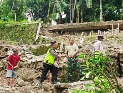 Talud Longsor di Alian, Polres Kebumen Gerak Cepat Tangani Dampak dan Bantu Warga