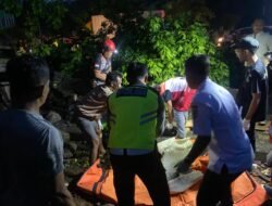 Satlantas Polres Salatiga Sigap Tangani Kecelakaan Tunggal Truk Di JLS