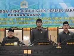 Wakil Bupati Irawan Topani Sampaikan Jawaban Pemerintah Atas Pandangan Umum Fraksi Terhadap Ranperda APBD 2026