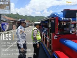 Operasi Zebra Candi 2025, Polres Kebumen Tegur Odong-odong yang Beroperasi di Jalan Umum