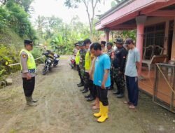 Sinergi TNI–Polri Bersihkan Puing Longsor di Banyumas