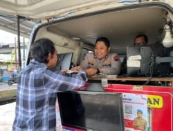 Brigadir Wibi Hadir di Kecamatan Cepiring Berikan Layanan Samsat Keliling