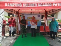 Asah Kreatifitas Pokja PKK, Babinsa Kepatihan Wetan Hadir Dalam Festival Jenang