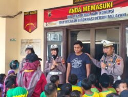 Ops Zebra Candi 2025, Polisi Edukasi Tertib Berlalu Lintas kepada Anak Usia Dini di Jepara