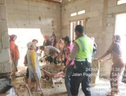Polsek Jajaran Polres Kebumen Sisir Sejumlah Lokasi Longsor, Warga Diminta Tingkatkan Kewaspadaan