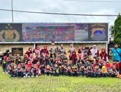 Polisi Sahabat Anak, Satlantas Kebumen Ajak Siswa RA Ar Rahmah Kenali Tertib Lalu Lintas