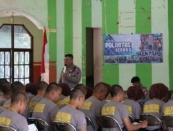 Satlantas Polres Jepara Sosialisasi Tertib Lalu Lintas Bagi Peserta Latihan Dasar Garda Pratama Total Security