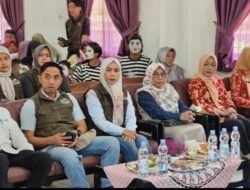 PLN Nusantara Power UP Bukit Asam Bersama Dinas PPPA Gelar Pelatihan Papan Bunga dan Eco Print di SLBN Muara Enim. 