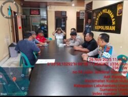 Polsek Kualuh Hulu Gelar Konseling bagi Warga Desa Sonomartani, Kasus Dugaan Pidana Disarankan Jadi Perdata