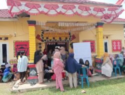 Bantuan Penebalan Sembako Bantuan Pangan Non Tunai (BPNT) Desa Curup Guruh Kagungan kecamatan Kotabumi Selatan Lampung Utara