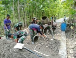 Satgas TMMD Kodim 0730/Gunungkidul Terus Kebut Penyelesaian Sasaran Fisik Menjelang Penutupan