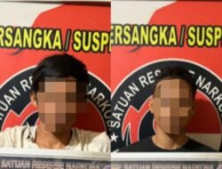 Dua Pengedar Sabu Dicokok di Pinggir Jalan, Barang Bukti Disembunyikan dalam Celana dan Kotak Rokok