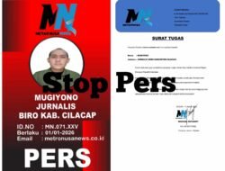 STOP PERS BIRO KABUPATEN CILACAP JAWA TENGAH